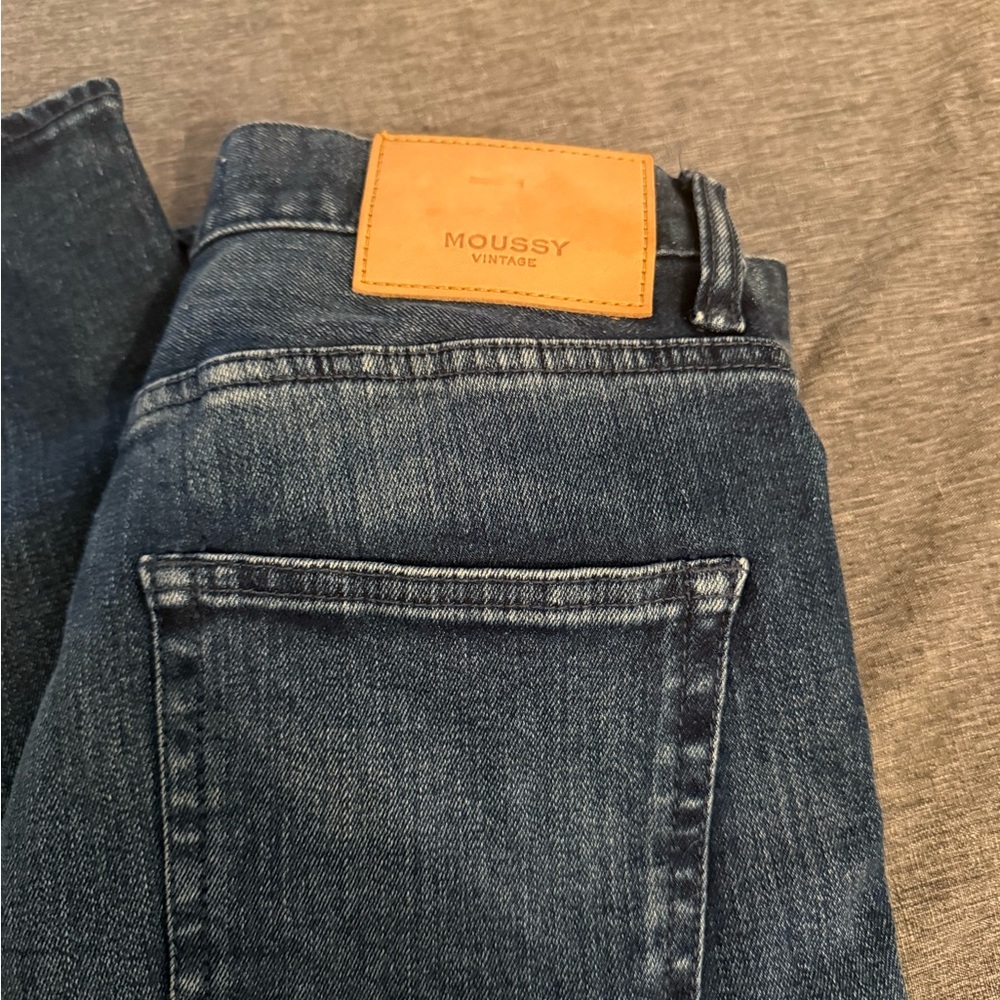 Moussy Vintage womens Dark Blue Jeans
